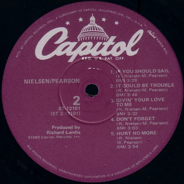 Nielsen Pearson Band : Nielsen/Pearson (LP, Album, Win)