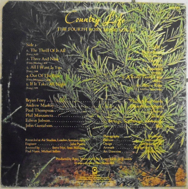 Roxy Music : Country Life (LP, Album, RE, Cen)