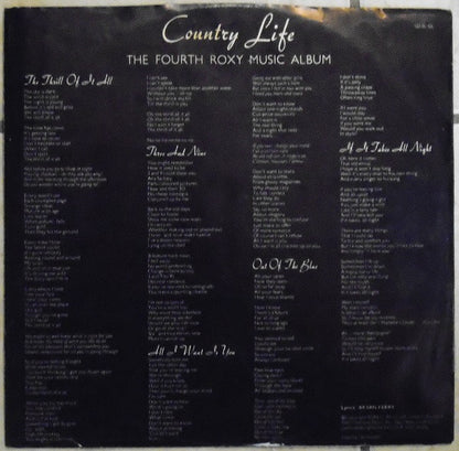 Roxy Music : Country Life (LP, Album, RE, Cen)