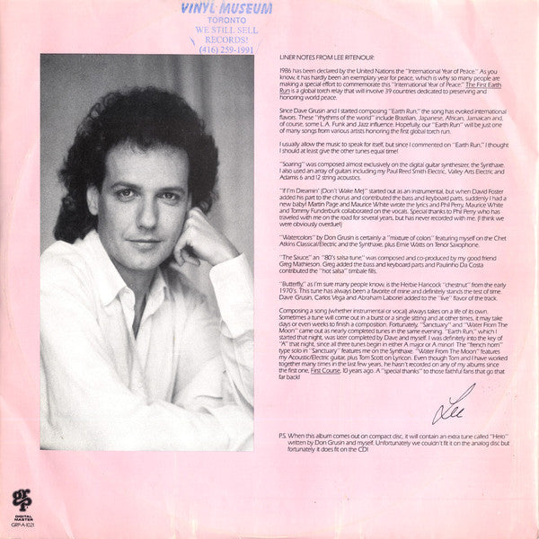 Lee Ritenour : Earth Run (LP, Album, Hau)