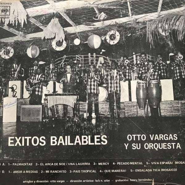Otto Vargas Y Su Orquesta : Exitos Bailables (LP, Album)