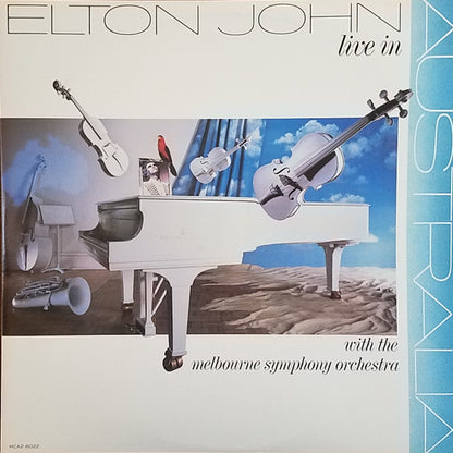 Elton John With Melbourne Symphony Orchestra : Live In Australia (2xLP, Album, Pin)