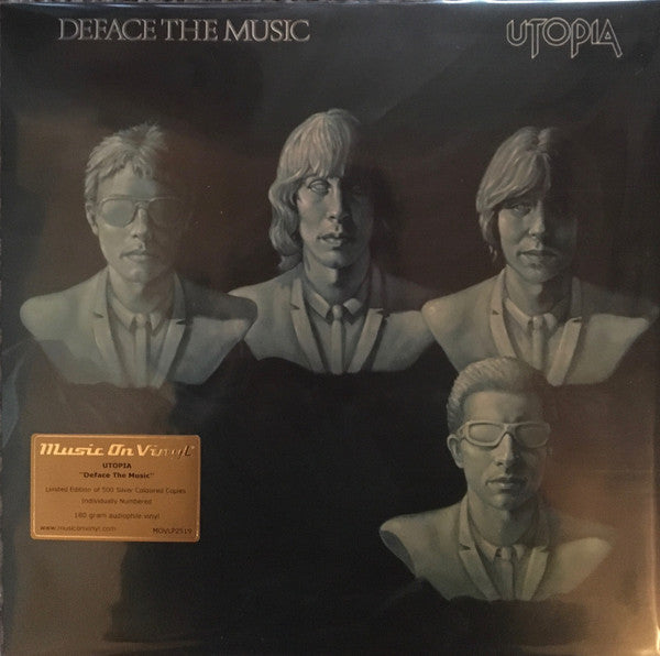 Utopia (5) : Deface The Music (LP, Album, Ltd, Num, RE, Sil)