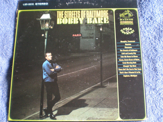 Bobby Bare : The Streets Of Baltimore (LP, Album, RE)