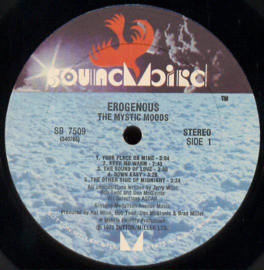 The Mystic Moods Orchestra : Erogenous (LP, Album)