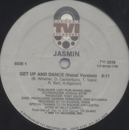 Jasmin (15) : Get Up And Dance (12")