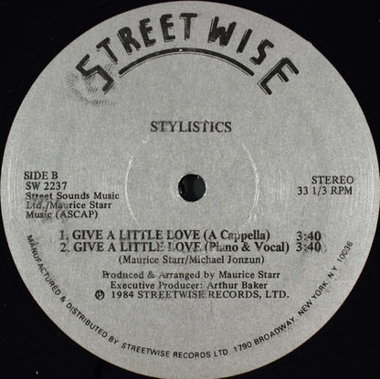 The Stylistics : Give A Little Love (12")