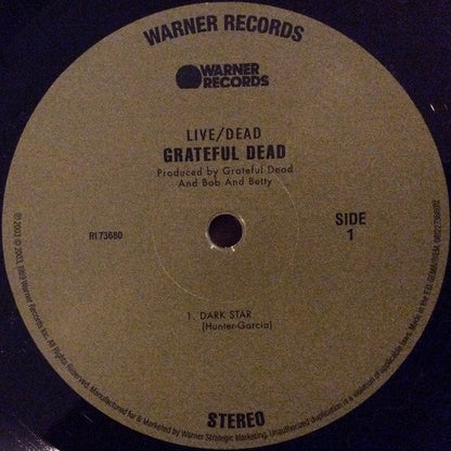 The Grateful Dead : Live/Dead (2xLP, Album, RE, 180)