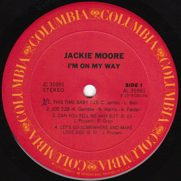 Jackie Moore : I'm On My Way (LP, Album)