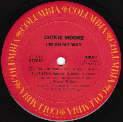 Jackie Moore : I'm On My Way (LP, Album)