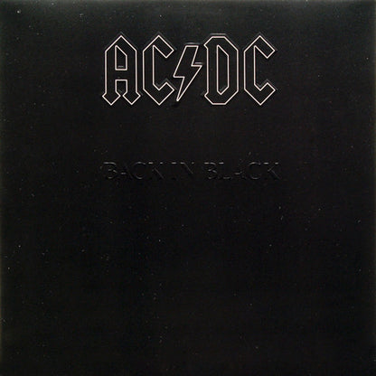 AC/DC : Back In Black (LP, Album, RE, RM, 180)