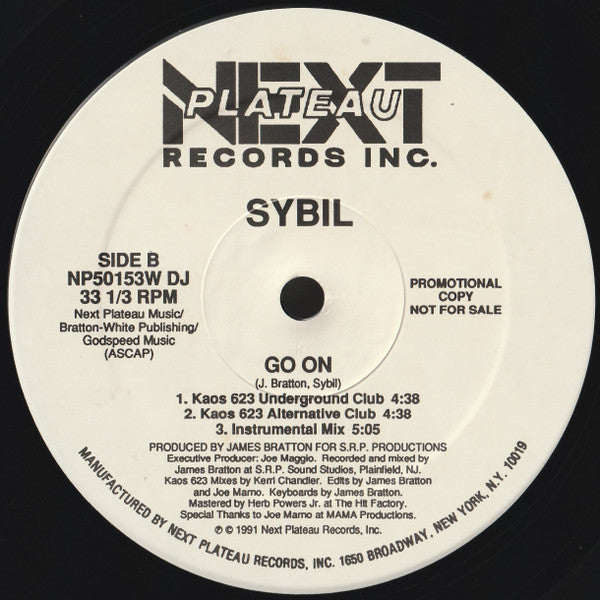 Sybil : Go On (12", Promo)