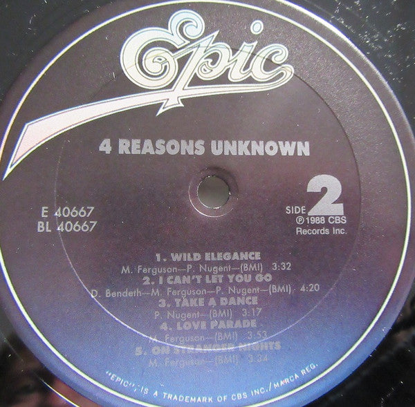 4 Reasons Unknown / Ramsey Lewis : 4 Reasons Unknown / Keys To The City (LP, Album, MP)