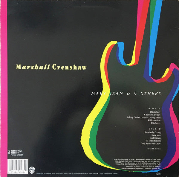 Marshall Crenshaw : Mary Jean & 9 Others (LP, Album)