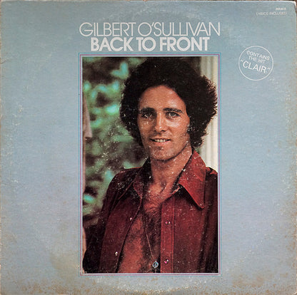 Gilbert O'Sullivan : Back To Front (LP, Album)