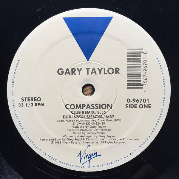 Gary Taylor : Compassion (12")