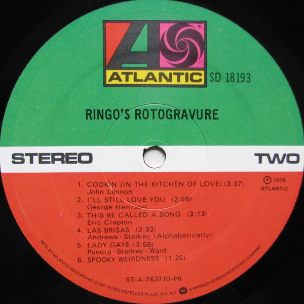 Ringo Starr : Ringo's Rotogravure (LP, Album, PR-)