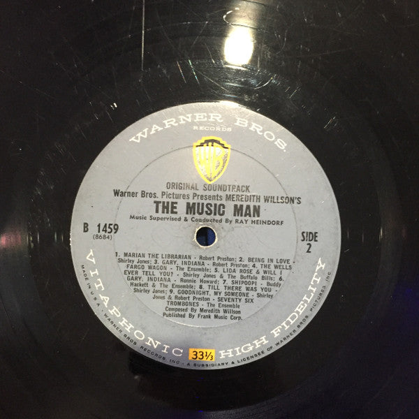 Meredith Willson : The Music Man (Original Soundtrack) (LP, Album, Mono)