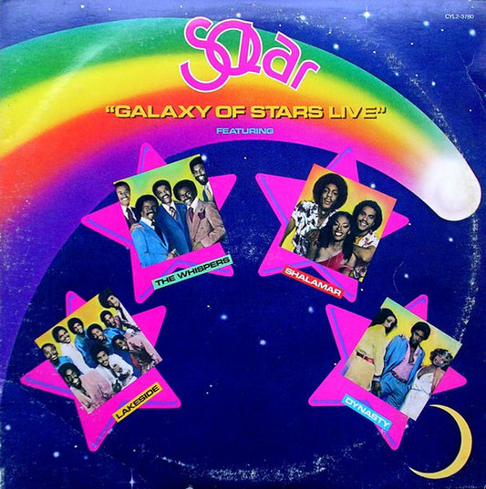 Various : Solar Galaxy Of Stars Live (2xLP, Comp, P/Mixed)