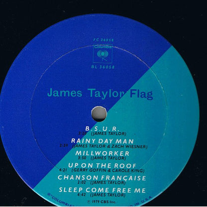James Taylor (2) : Flag (LP, Album, Gat)