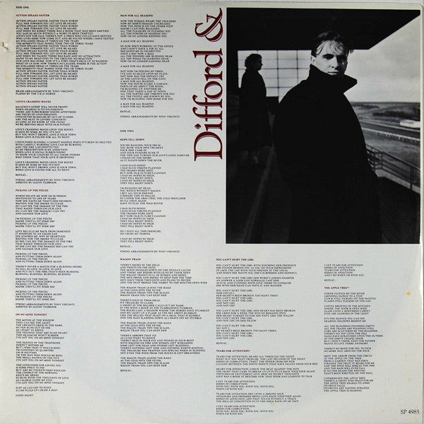 Difford & Tilbrook : Difford & Tilbrook (LP, Album, EMW)