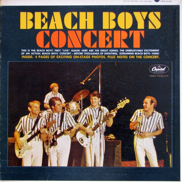 The Beach Boys : Concert (LP, Album, Mono, Gat)