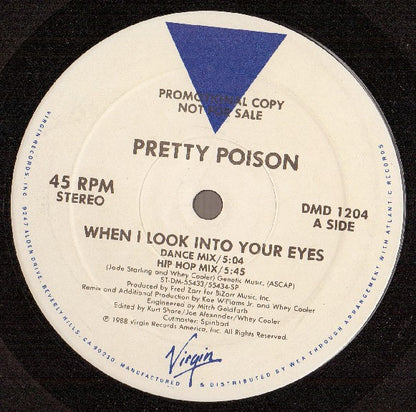 Pretty Poison : When I Look Into Your Eyes (12", Promo)