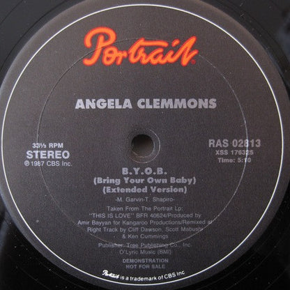 Angela Clemmons : B.Y.O.B. (Bring Your Own Baby) (12", Promo)