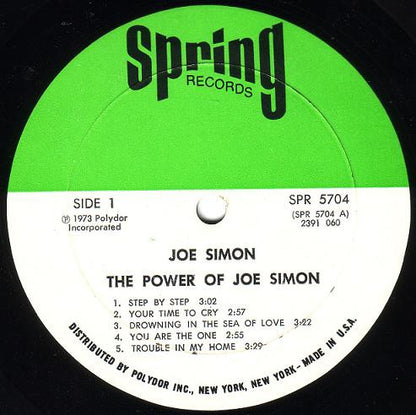 Joe Simon : The Power Of Joe Simon (LP, Album)