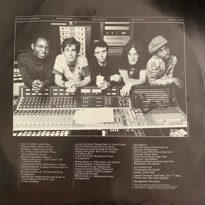 Nils Lofgren : I Came To Dance (LP, Album, Pit)