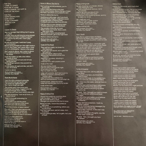 Nils Lofgren : I Came To Dance (LP, Album, Pit)