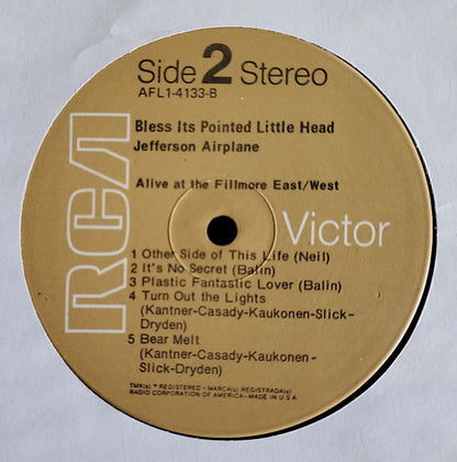 Jefferson Airplane : Bless Its Pointed Little Head (LP, Album, RE, Ind)