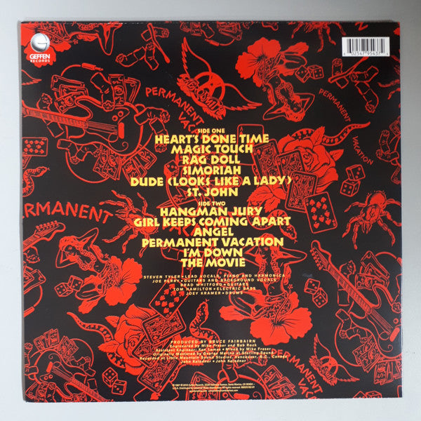 Aerosmith : Permanent Vacation (LP, Album, Ltd, RE, Red)