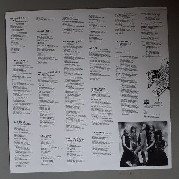 Aerosmith : Permanent Vacation (LP, Album, Ltd, RE, Red)