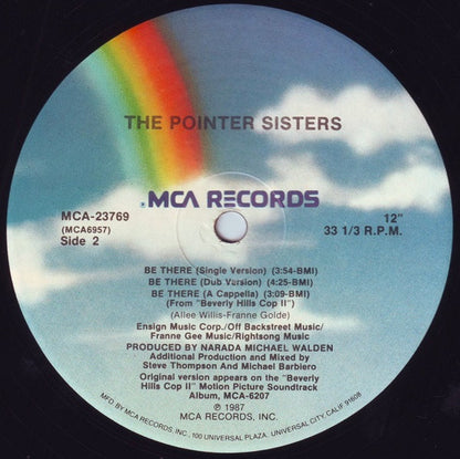 Pointer Sisters : Be There (Extended Version) (12")