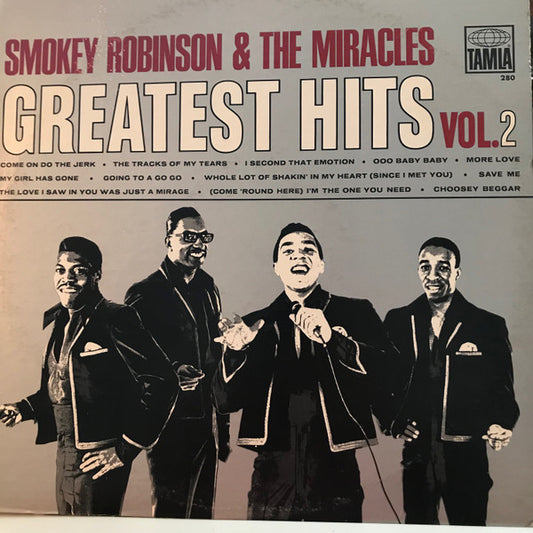 Smokey Robinson & The Miracles* : Smokey Robinson And The Miracles Greatest Hits Vol. 2 (LP, Comp, Ter)