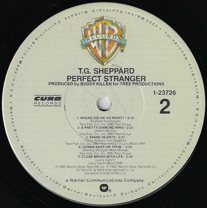 T.G. Sheppard : Perfect Stranger (LP, Album, All)
