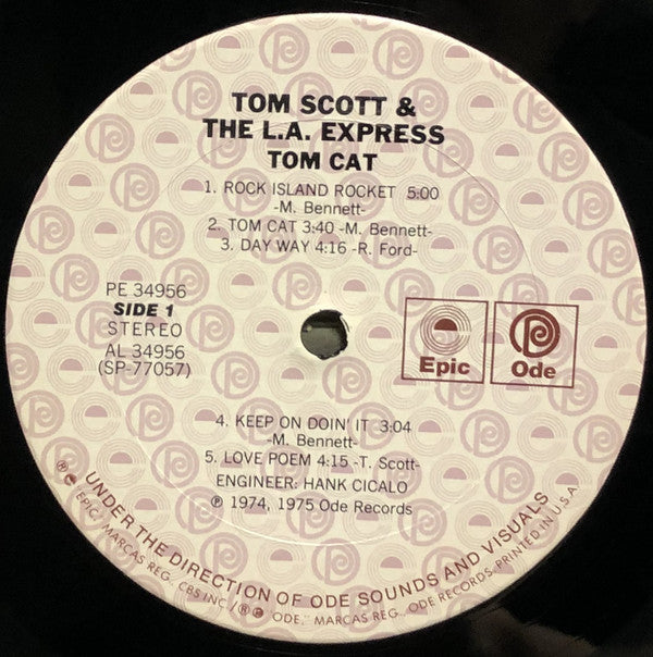 Tom Scott & The L.A. Express : Tom Cat (LP, Album, RE, San)