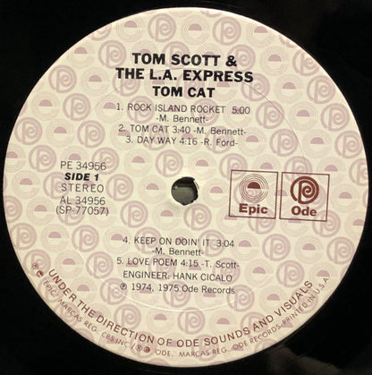 Tom Scott & The L.A. Express : Tom Cat (LP, Album, RE, San)