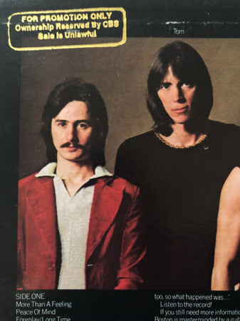 Boston : Boston (LP, Album, RP)