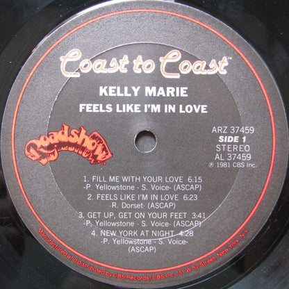 Kelly Marie : Feels Like I'm In Love (LP, Album)