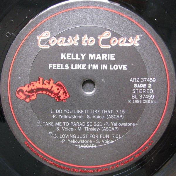 Kelly Marie : Feels Like I'm In Love (LP, Album)