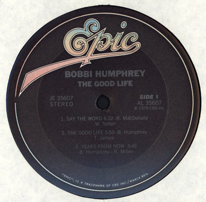 Bobbi Humphrey : The Good Life (LP, Album, San)