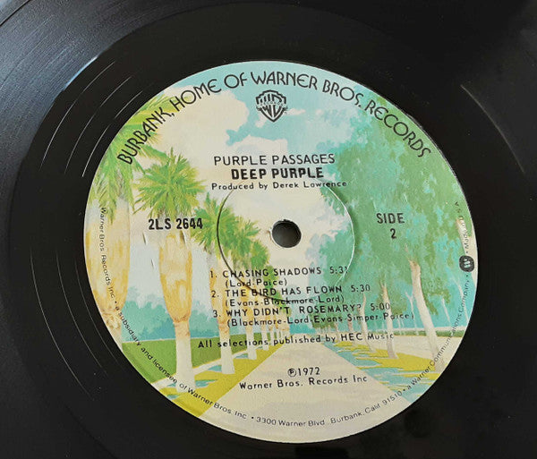 Deep Purple : Purple Passages (2xLP, Comp, RP, Win)