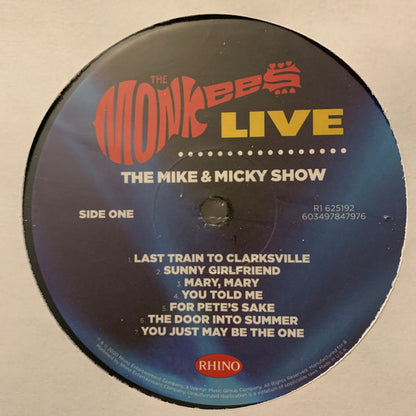 The Monkees : Live (The Mike & Micky Show) (2xLP, Album)