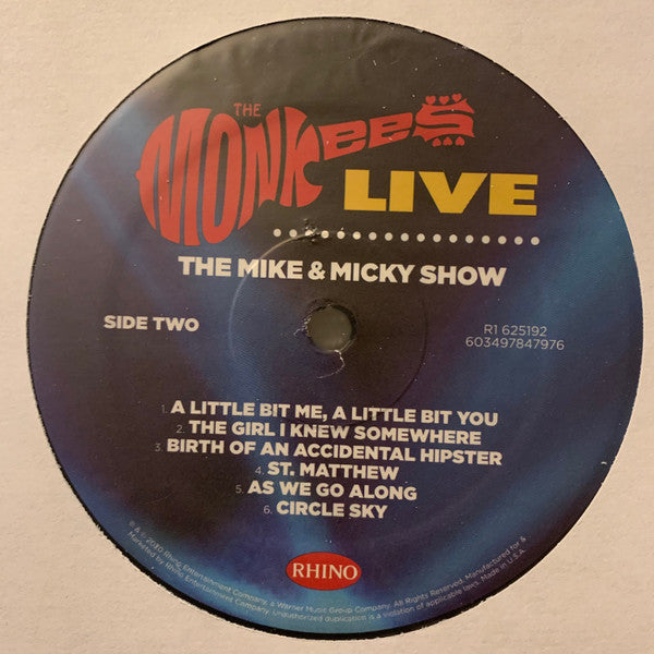 The Monkees : Live (The Mike & Micky Show) (2xLP, Album)