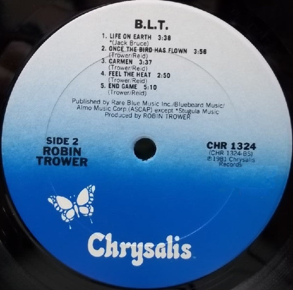 Jack Bruce / Bill Lordan / Robin Trower : B.L.T. (LP, Album, San)