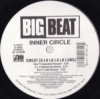 Inner Circle : Sweat (A La La La La Long) (12")