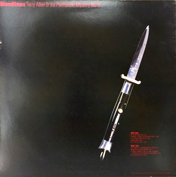 Terry Allen & The Panhandle Mystery Band : Bloodlines (LP, Album)