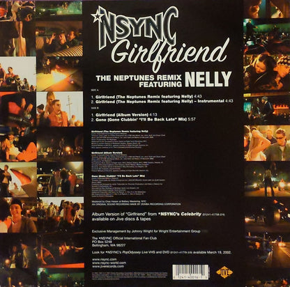 *NSYNC Featuring  Nelly : Girlfriend (The Neptunes Remix) (12")